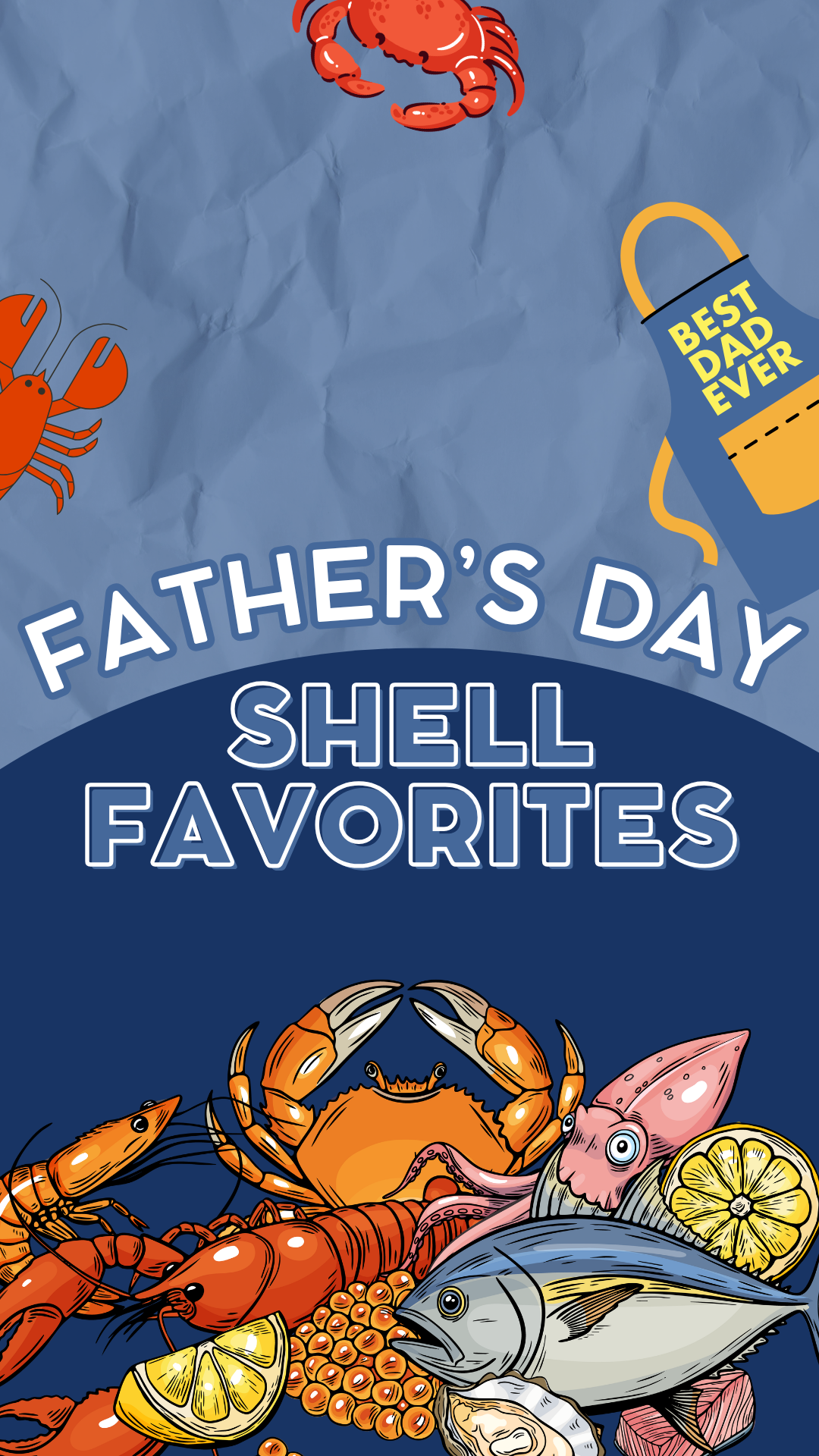 Fathers Day Seafood Shell Faves 